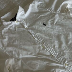 Ralph Lauren short sleeve button down white M